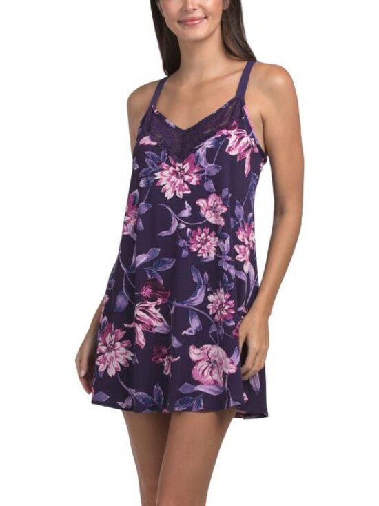 Linea Donatella Other - LINEA DONATELLA Jazlynn Lace Trim Floral Chemise